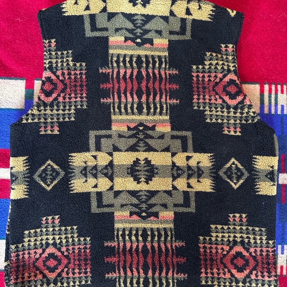 Pendleton Multicolor Patterned Vest - Picture 4 of 4